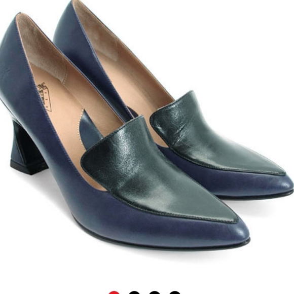 John Fluevog Shoes - john fluevog BIG PRESENCE DAVIS TEXTURED LOAFER HEEL